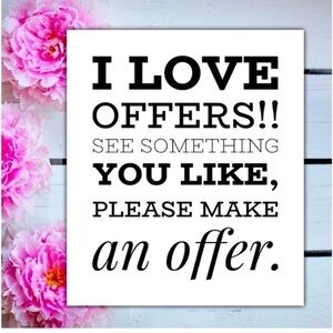 Please make me an offer so we can get you even more gorgeous for summer!! 💜💜💜